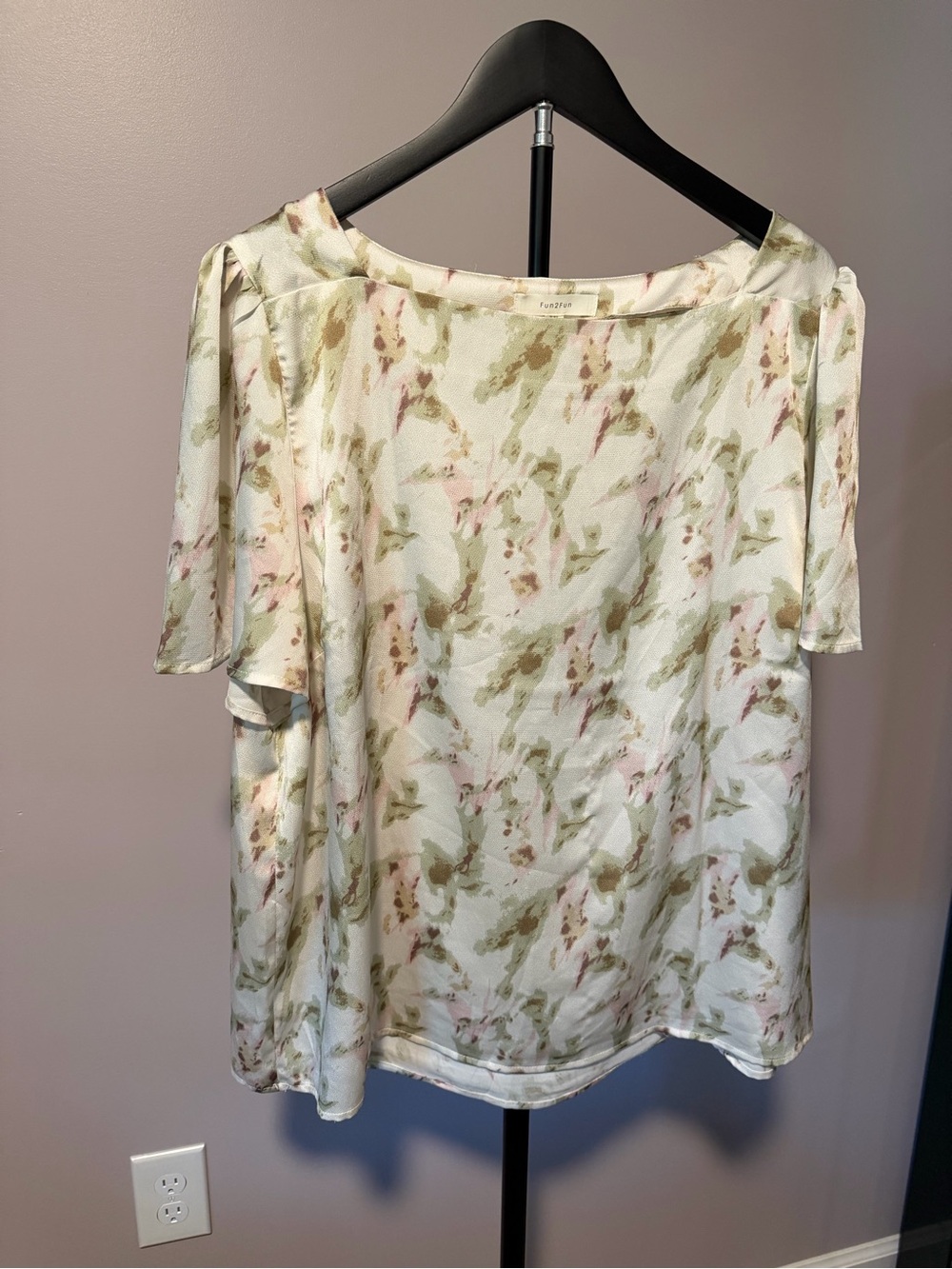 FUN2FUN Sabie light floral dress blouse